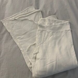 White brandy Melville sweatpants